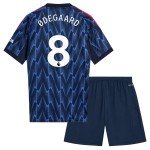 Günstige Fußballtrikots Arsenal Odegaard 8 Kinder Auswärtstrikot 2025-26 Kurzarm